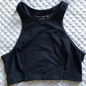 Outdoor Voices Athena Crop Top Navy - medium